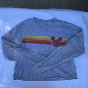 Small cropped Disney long sleeve shirt